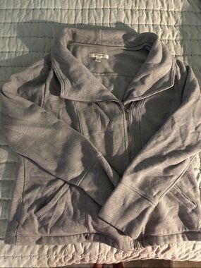 Liz Claiborne Heather Gray Motorcycle Jacket
